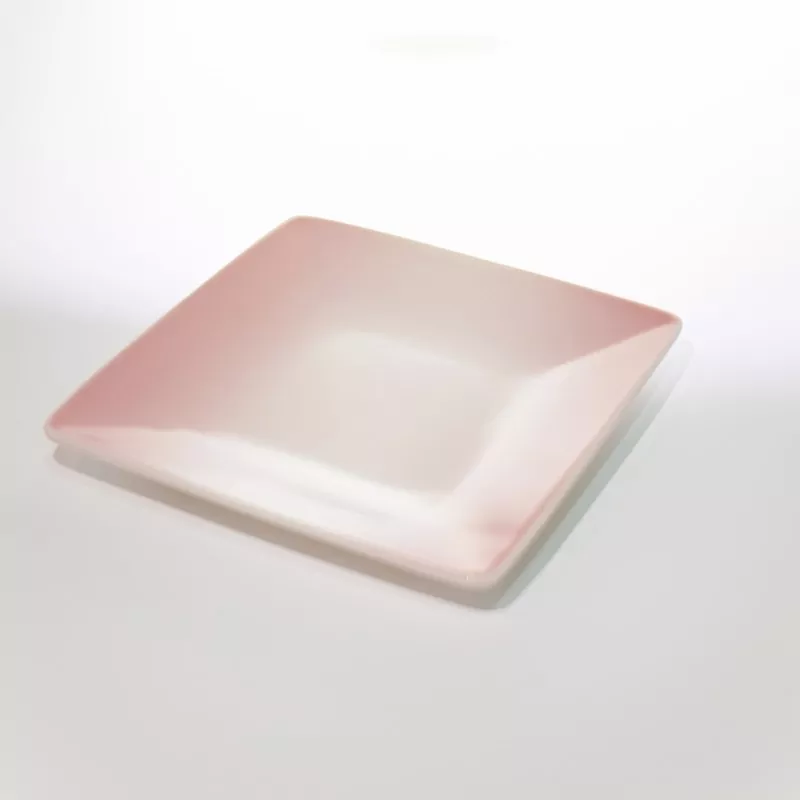 Minimalistični kvadratni keramični mini krožnik Ombre