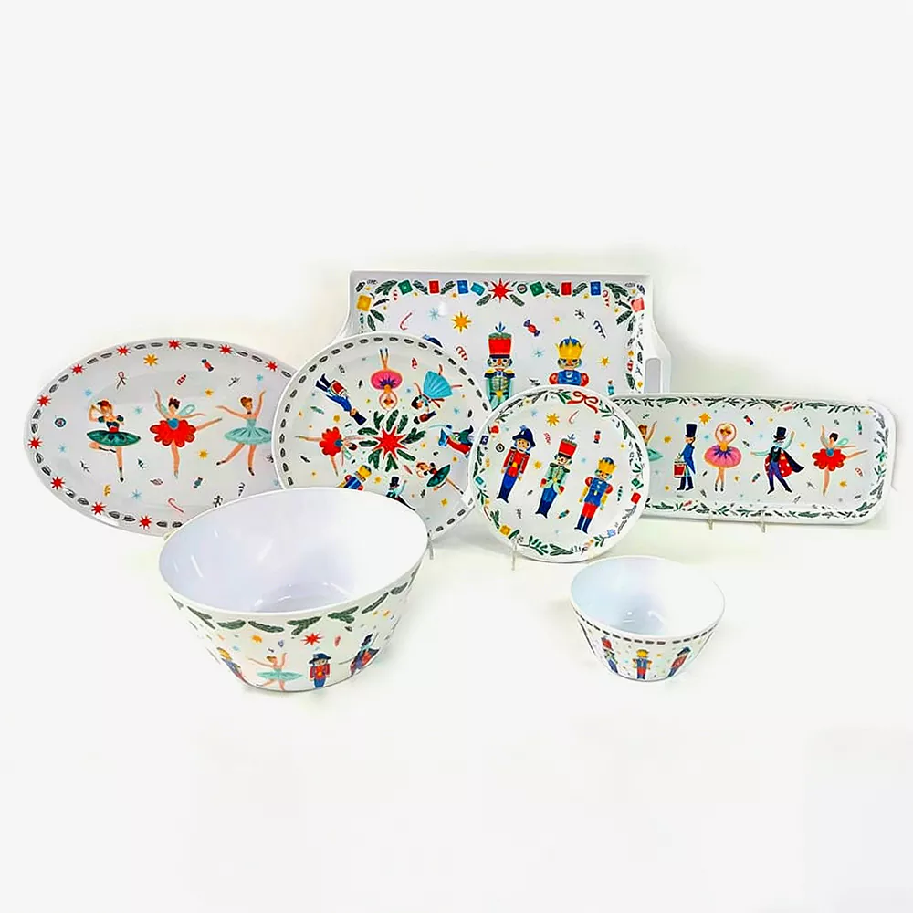 Set porcelanaste namizne posode Nutcracker Ballet