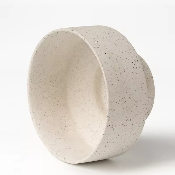 Geometrični keramični svečniki v slogu Wabi-sabi